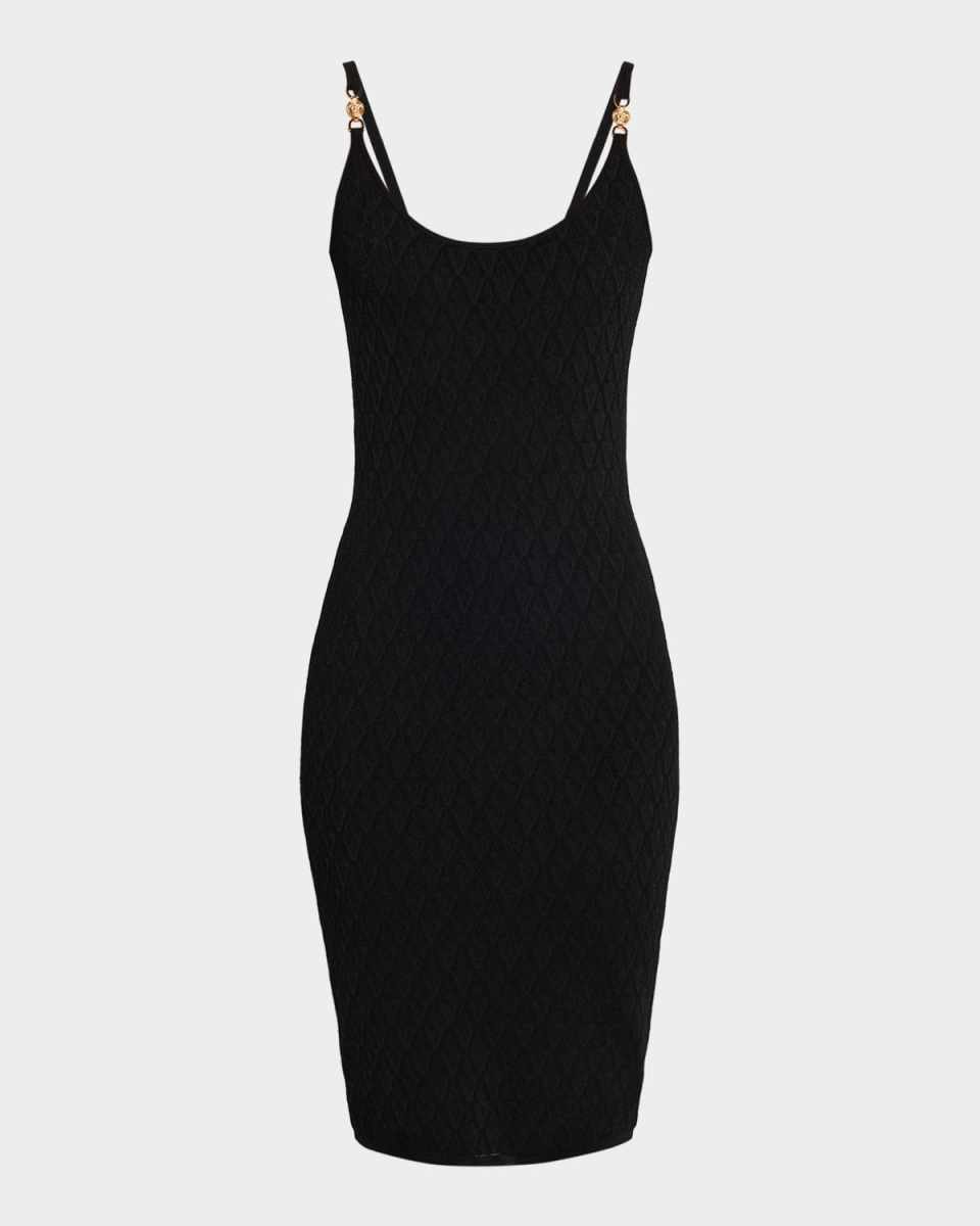 Knit Jacquard Midi Dress